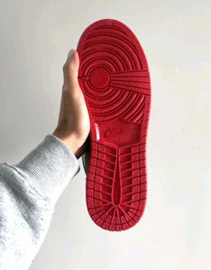 Air Jordan 1 Mid Black Red Copy