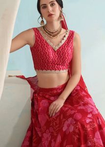 Floral Lehenga Choli Set
