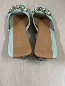 Green Block Heels
