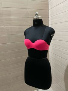 Undiz Imported Pink Strapless Bra