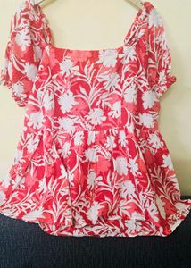Jisora Pure Cotton Floral Co-ord Set