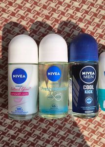 Nivea &amp; Rexona Deodorant Roll-Ons
