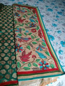 Elegant Embroidered Saree