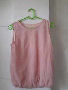 Pink Sleeveless Top