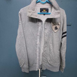 🩶grey Varsity jack