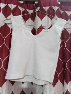 Women Oversize Shirt With Tank Top