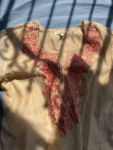 Embroidered Kurta and Pyjama Set