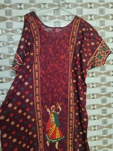 Maroon Nighty For Women