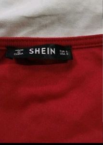 Red Shine Bodycon Dress
