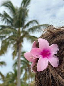 Floral Hair Claw Clip - Set of 2