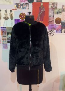 Black Faux Fur Jacket Very Soft
