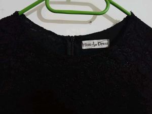 Elegant Black Lace Dress