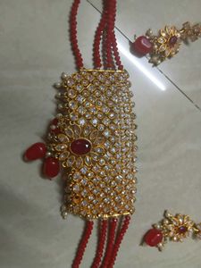 Red &amp; Gold Jewelry Set