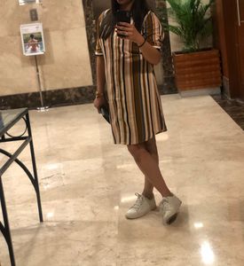 Peach Color Shirt dress