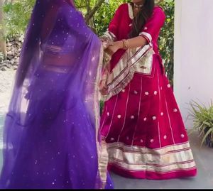 RAJPUTI POSHAK WITH BROAD BORDER LAFA WORK