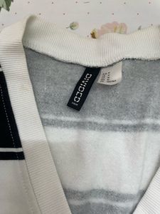 H&amp;m Stripped V Neck Dress