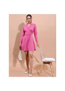 Pink Blazer Dress