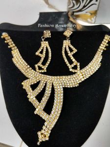 Sparkling Rhinestone Jewelry Set