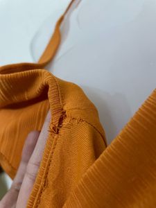 Zara Cross Back  Orange Dress.