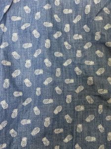 Denim Pineapple Print Shirt