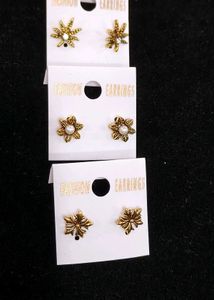 Stud Earrings Set - Combo of 3