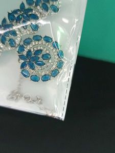 Blue  Neckset Earrings And Mangtikka. Very Special
