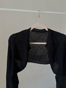 Black Long Sleeves Bolero SHRUG