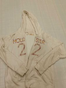 Hollister White Hoodie