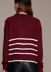 Striped V-Neck Sweater