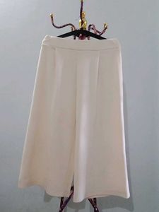 White Culottes Pants