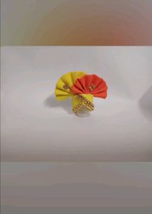 Handmade Flower Dress With Pagdi For Laddu Gopal