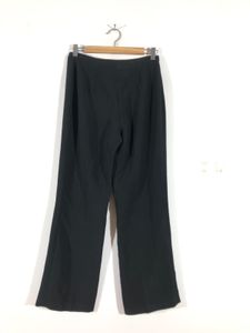 Black Straight Fit Trousers