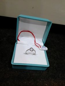Diamond Ring Pure Silver 925