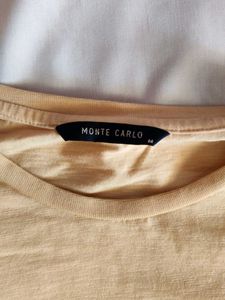 Peach Graphic Print Tee