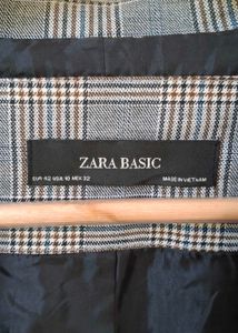 Zara Plaid Blazer