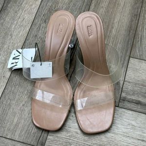 Zara Transparent High&#39; Heel Sendel..