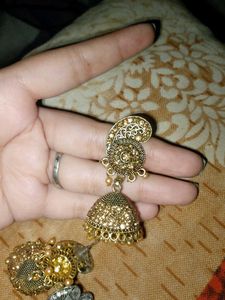 Jhumka Earrings Set