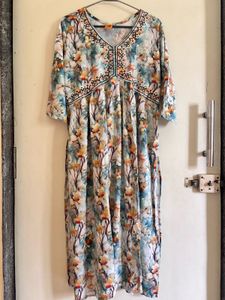 Floral Print Kurta Set