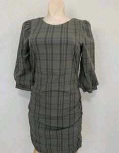 Zara Plaid Mini Dress