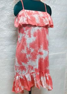 🎁Buy Two Get One Free🎁Tie-Dye Ruffle Dress