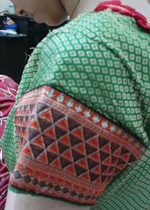 Green Embroidered Blouse