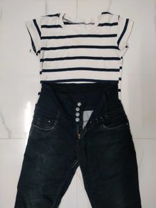 Printesty COMBO of TOP &amp; JEANS