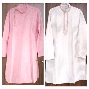 Men's Ethnic Kurtas (Set of 2)