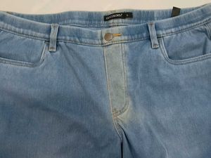 Classic &amp; Comfy Knee-Length Denim Shorts