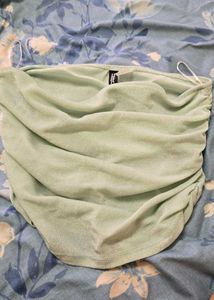 H&M Green Tube Top