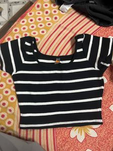 Striped Crop Top