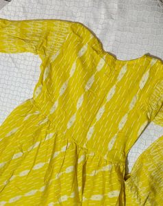 Yellow two piece set.