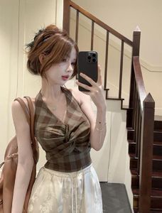 POLAR OPPOSITE TWISTED HALTERNECK TOP