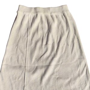 Solid Pleated Elegant Long Skirt for Women