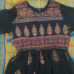 Elegant Black Ethnic Gown